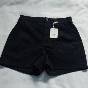 a.n.a Women's High Waist Black Shorts‎ Size 6